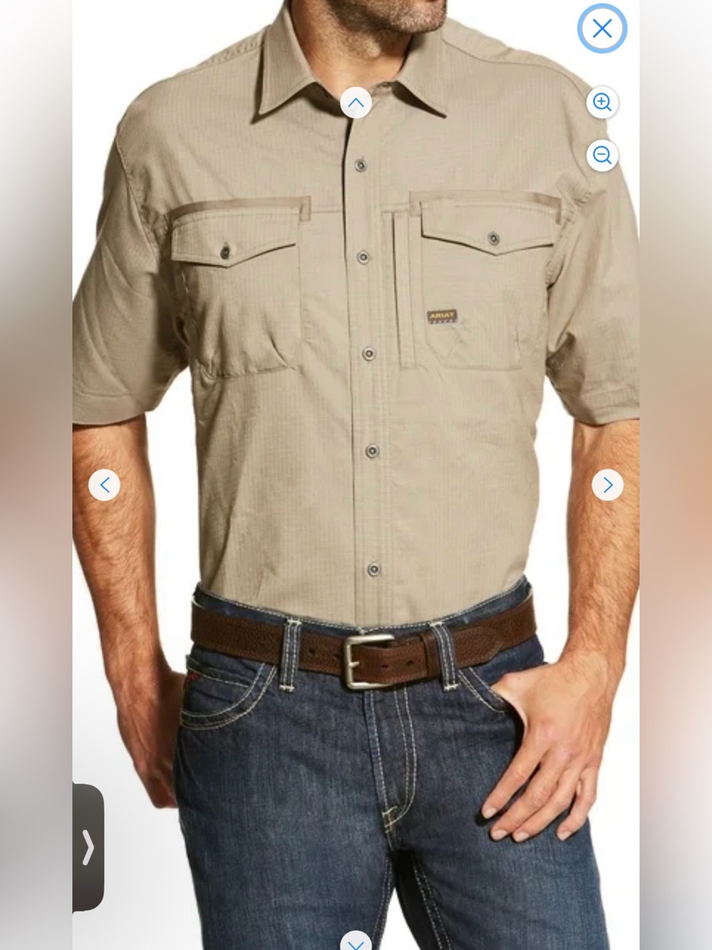 Ariat Rebar Workman Work Shirt xl
